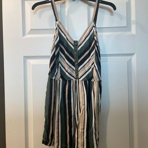 Striped romper